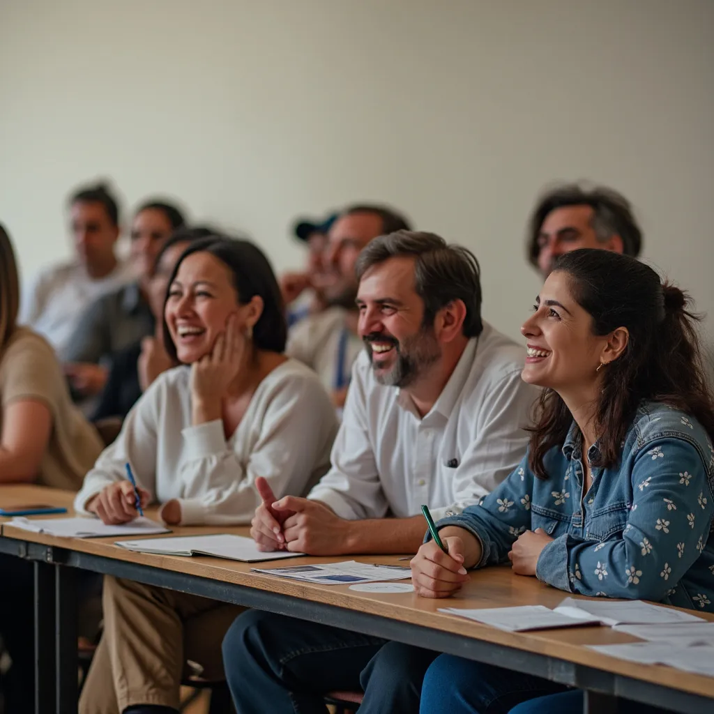 Personas participando en un taller de educación financiera comunitaria